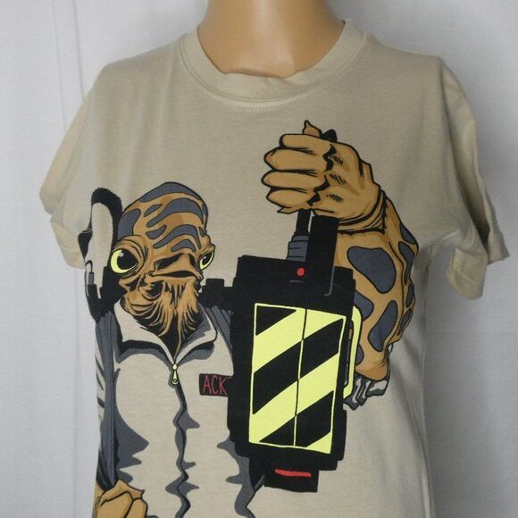 Teefury Star Wars General Ackbar Beck Ghostbusters T Shirt Mashup - Picture 2 of 5